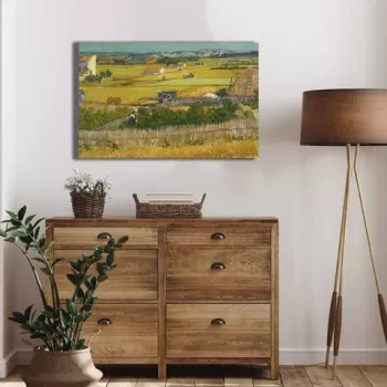 Tablou decorativ, 4570VANGOGH044, Canvas , Lemn, Multicolor imagine