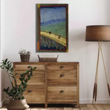 Tablou decorativ, 4570VANGOGH047, Canvas , Lemn, Multicolor imagine