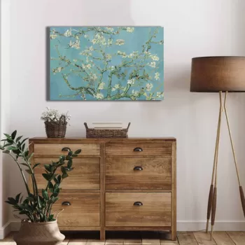 Tablou decorativ, 4570VANGOGH050, Canvas , Lemn, Multicolor imagine