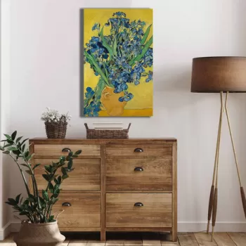 Tablou decorativ, 4570VANGOGH051, Canvas , Lemn, Multicolor imagine