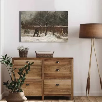 Tablou decorativ, 4570VANGOGH054, Canvas , Lemn, Multicolor imagine