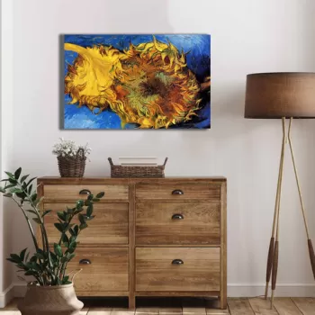Tablou decorativ, 4570VANGOGH055, Canvas , Lemn, Multicolor imagine
