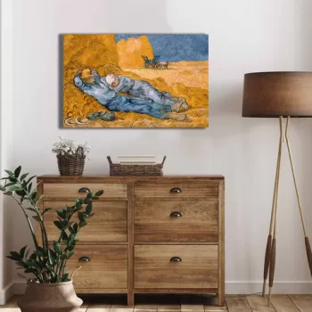 Tablou decorativ, 4570VANGOGH062, Canvas , Lemn, Multicolor imagine