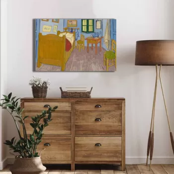 Tablou decorativ, 4570VANGOGH064, Canvas , Lemn, Multicolor imagine