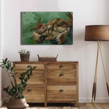 Tablou decorativ, 4570VANGOGH069, Canvas , Lemn, Multicolor imagine