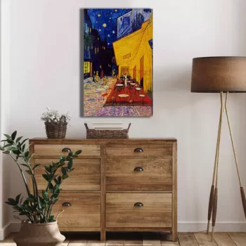 Tablou decorativ, 4570VANGOGH070, Canvas , Lemn, Multicolor imagine