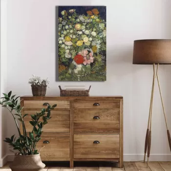 Tablou decorativ, 4570VANGOGH072, Canvas , Lemn, Multicolor imagine