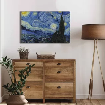 Tablou decorativ, 4570VANGOGH074, Canvas , Lemn, Multicolor imagine