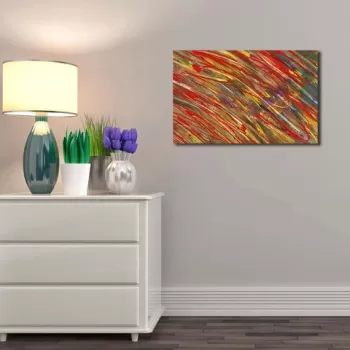 Tablou decorativ, 4570YBC-02, Canvas, Dimensiune: 45 x 70 cm, Multicolor imagine