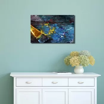 Tablou decorativ, 4570YBC-03, Canvas, Dimensiune: 45 x 70 cm, Multicolor imagine
