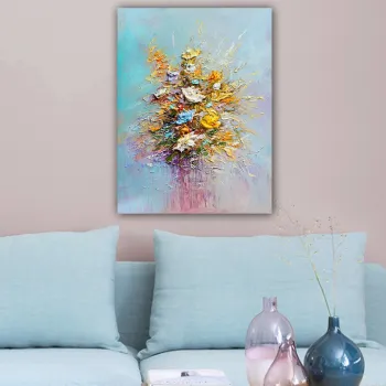 Tablou decorativ, 519714841_70100, Cadru: 100% LEMN (grosime: 3 cm), Multicolor imagine