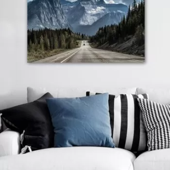 Tablou decorativ, 562801426-5070, Canvas, Lemn, Multicolor imagine