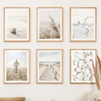Tablou decorativ (6 Pieces), Artavessastko15, MDF, Multicolor imagine