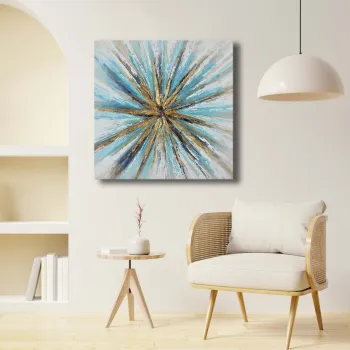 Tablou decorativ, 6969softc-001, Lemn, Multicolor imagine