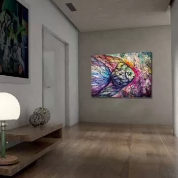 Tablou decorativ, 701002021C-016, Canvas, 70 x 100 cm, Multicolor imagine