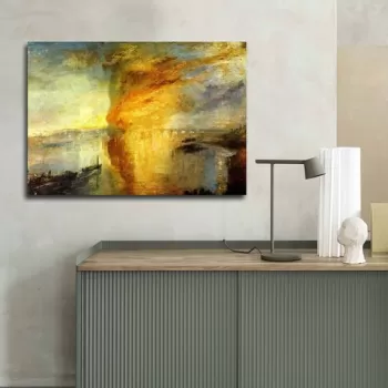 Tablou decorativ, 70100FAMOUSART-004, Canvas, 70 x 100 cm, Multicolor imagine