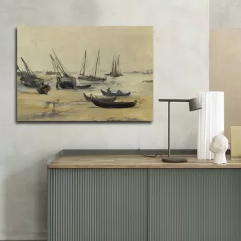 Tablou decorativ, 70100FAMOUSART-006, Canvas, 70 x 100 cm, Multicolor imagine