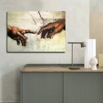 Tablou decorativ, 70100FAMOUSART-038, Canvas, 70 x 100 cm, Multicolor imagine