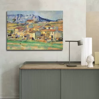 Tablou decorativ, 70100FAMOUSART-043, Canvas, 70 x 100 cm, Multicolor imagine