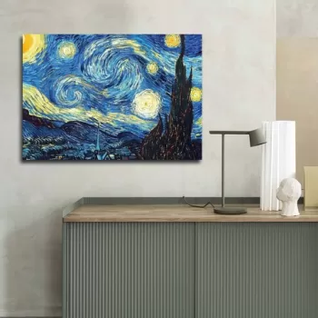 Tablou decorativ, 70100FAMOUSART-052, Canvas, 70 x 100 cm, Multicolor imagine