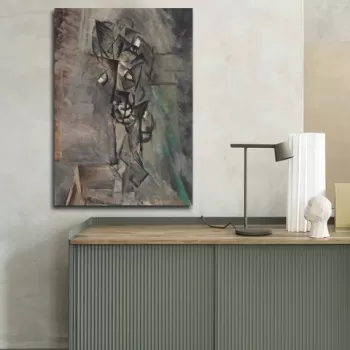 Tablou decorativ, 70100FAMOUSART-058, Canvas, 70 x 100 cm, Multicolor imagine