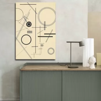 Tablou decorativ, 70100FAMOUSART-063, Canvas, 70 x 100 cm, Multicolor imagine