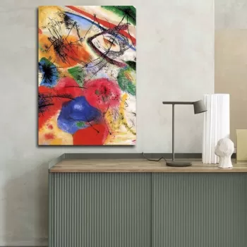 Tablou decorativ, 70100FAMOUSART-065, Canvas, 70 x 100 cm, Multicolor imagine