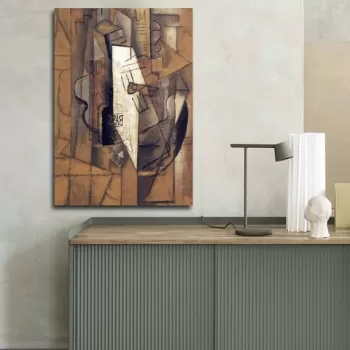 Tablou decorativ, 70100FAMOUSART-068, Canvas, 70 x 100 cm, Multicolor imagine