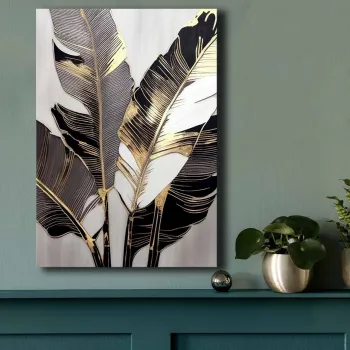 Tablou decorativ, 70100GSC-007, Lemn, Multicolor imagine