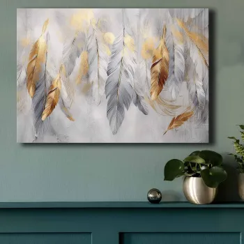 Tablou decorativ, 70100GSC-025, Lemn, Multicolor imagine