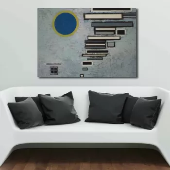 Tablou decorativ, 70100KANDINSKY015, Canvas , Lemn, Multicolor imagine