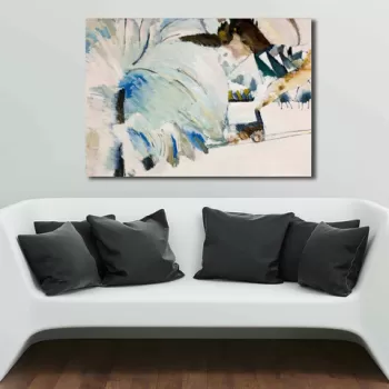 Tablou decorativ, 70100KANDINSKY021, Canvas , Lemn, Multicolor imagine