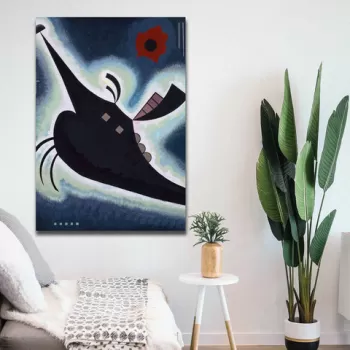 Tablou decorativ, 70100KANDINSKY024, Canvas , Lemn, Multicolor imagine