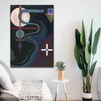 Tablou decorativ, 70100KANDINSKY032, Canvas , Lemn, Multicolor imagine