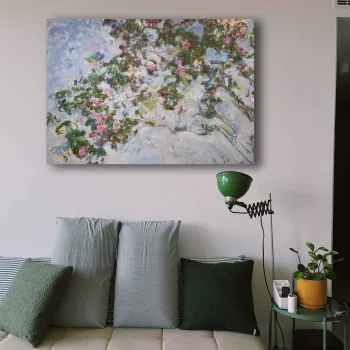 Tablou decorativ, 70100MONET003, Lemn, Multicolor imagine