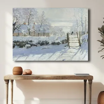 Tablou decorativ, 70100MONET014, Lemn, Multicolor imagine