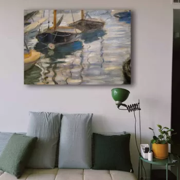 Tablou decorativ, 70100MONET028, Canvas , Lemn, Multicolor imagine