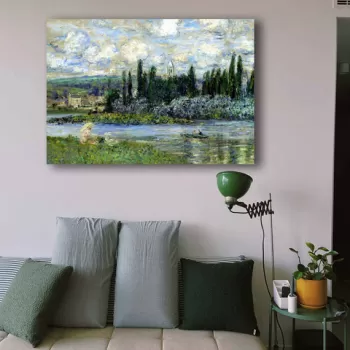 Tablou decorativ, 70100MONET032, Canvas , Lemn, Multicolor imagine