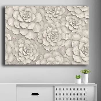 Tablou decorativ, 70100NISC-017, Lemn, Bej imagine