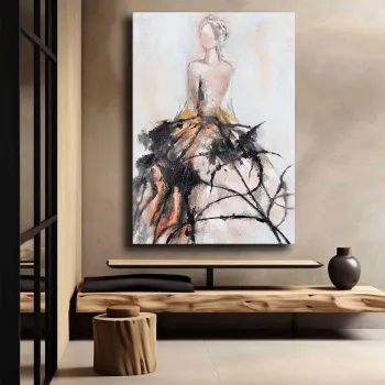 Tablou decorativ, 70100softc-021, Lemn, Multicolor imagine