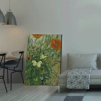 Tablou decorativ, 70100VANGOGH002, Canvas , Lemn, Multicolor imagine