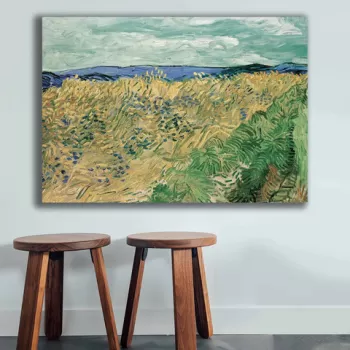 Tablou decorativ, 70100VANGOGH009, Canvas , Lemn, Multicolor imagine