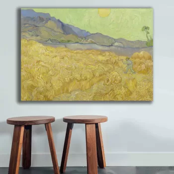 Tablou decorativ, 70100VANGOGH010, Canvas , Lemn, Multicolor imagine