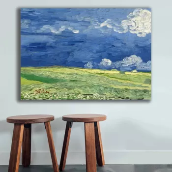 Tablou decorativ, 70100VANGOGH011, Canvas , Lemn, Multicolor imagine