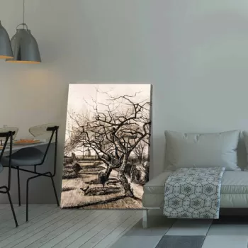 Tablou decorativ, 70100VANGOGH020, Canvas , Lemn, Multicolor imagine