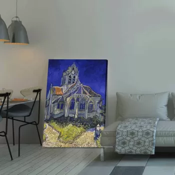 Tablou decorativ, 70100VANGOGH022, Canvas , Lemn, Multicolor imagine