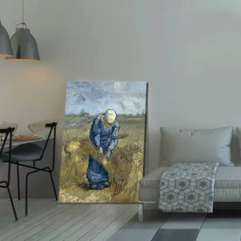 Tablou decorativ, 70100VANGOGH029, Canvas , Lemn, Multicolor imagine