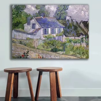 Tablou decorativ, 70100VANGOGH036, Canvas , Lemn, Multicolor imagine