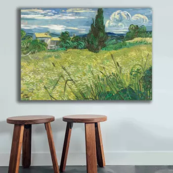 Tablou decorativ, 70100VANGOGH038, Canvas , Lemn, Multicolor imagine