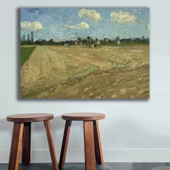 Tablou decorativ, 70100VANGOGH039, Canvas , Lemn, Multicolor imagine
